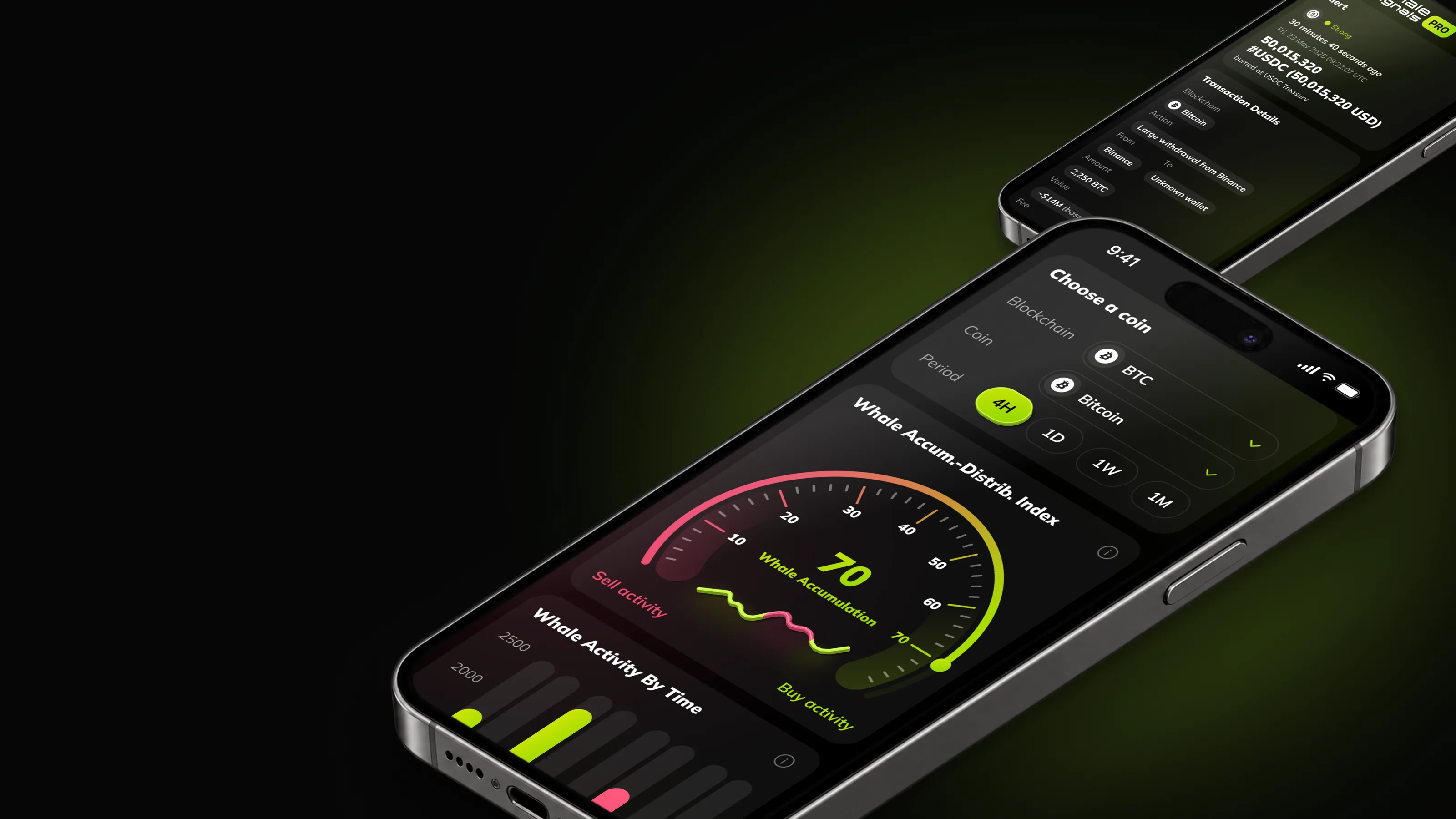 Crypto Finance App on iPhone